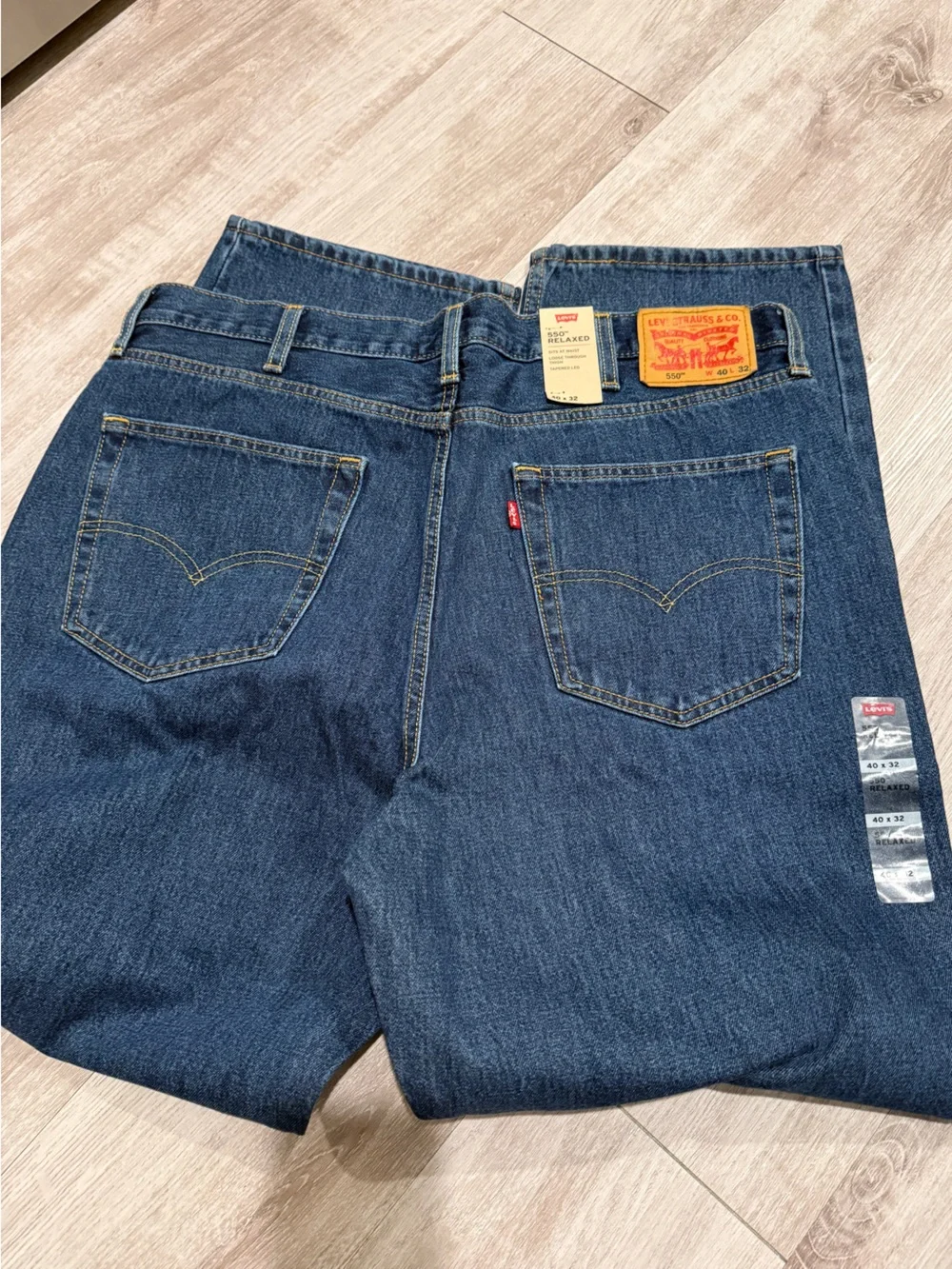 Levi's Men’s 550 Relaxed Fit Jeans NEW 40x32